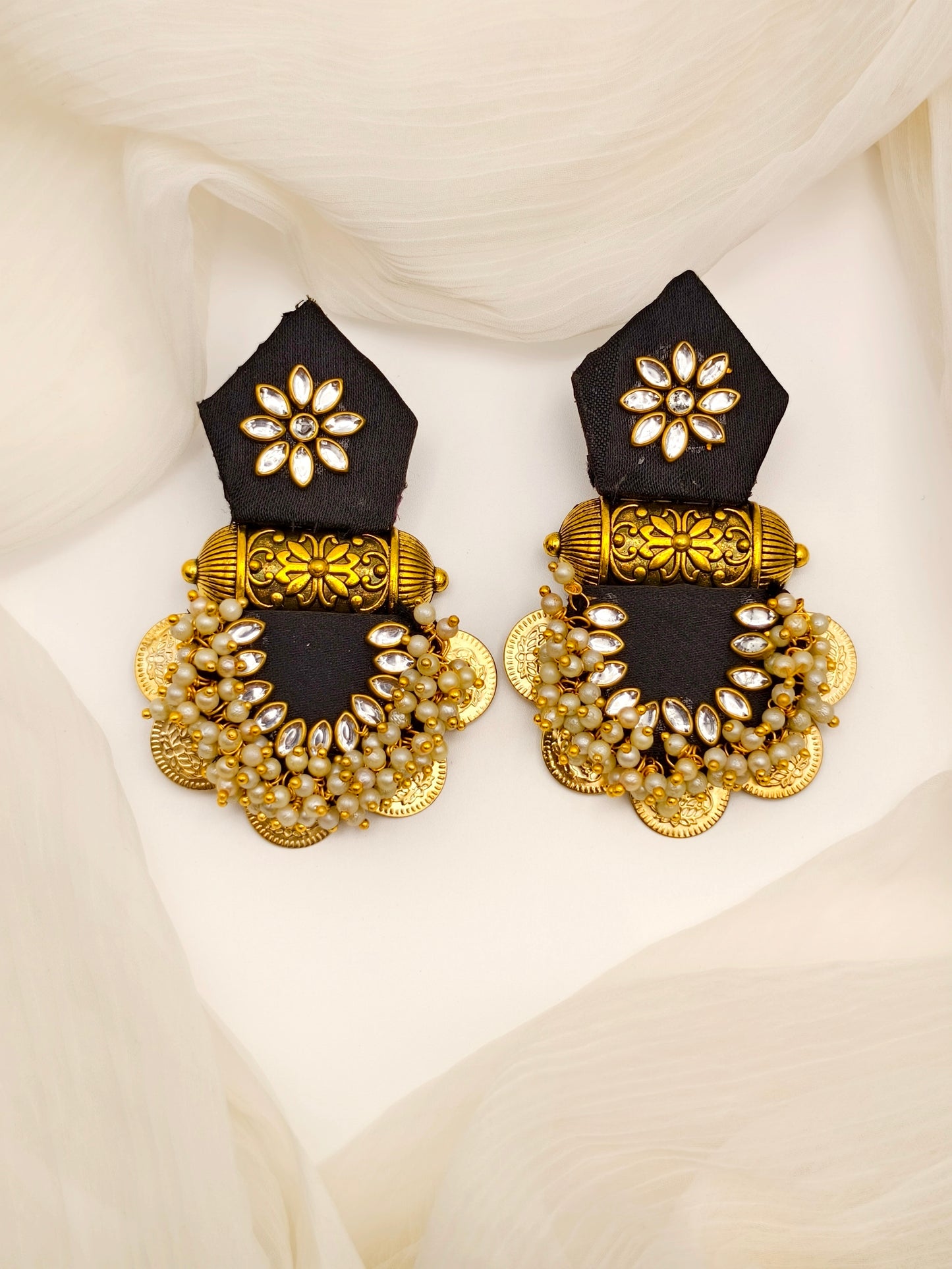 Black Handmade Earrings