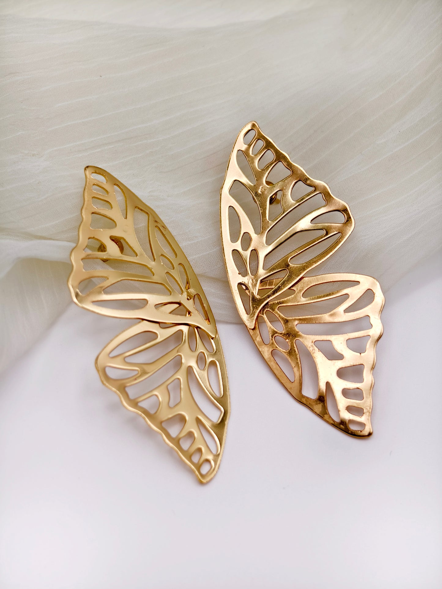 Butterfly Gold Plated Earrings