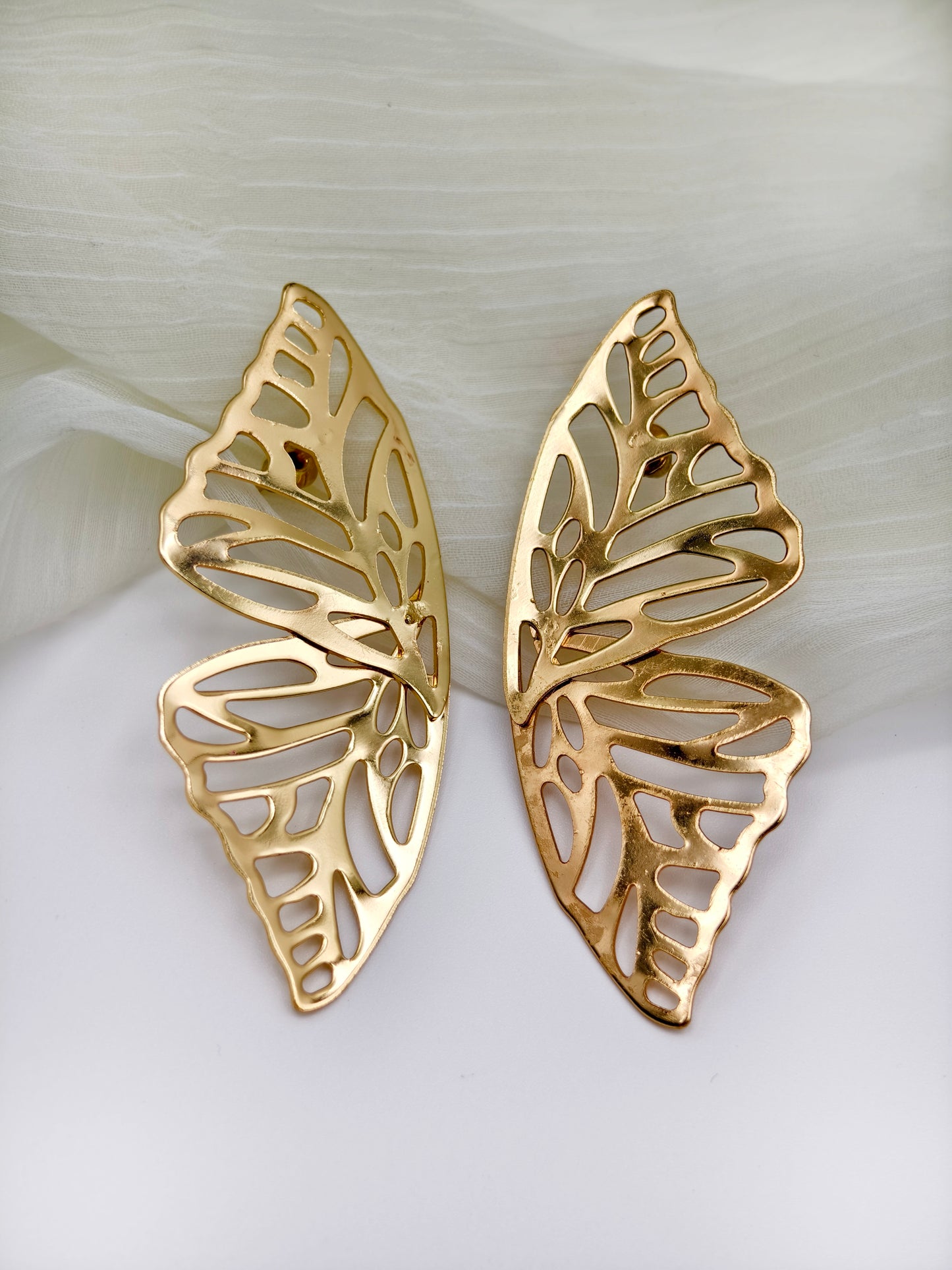 Butterfly Gold Plated Earrings