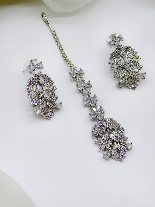 White AD Necklace Set