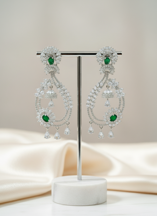 Green AD Earrings