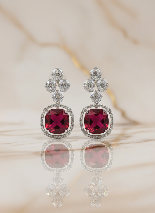 Rani Pink AD Earrings