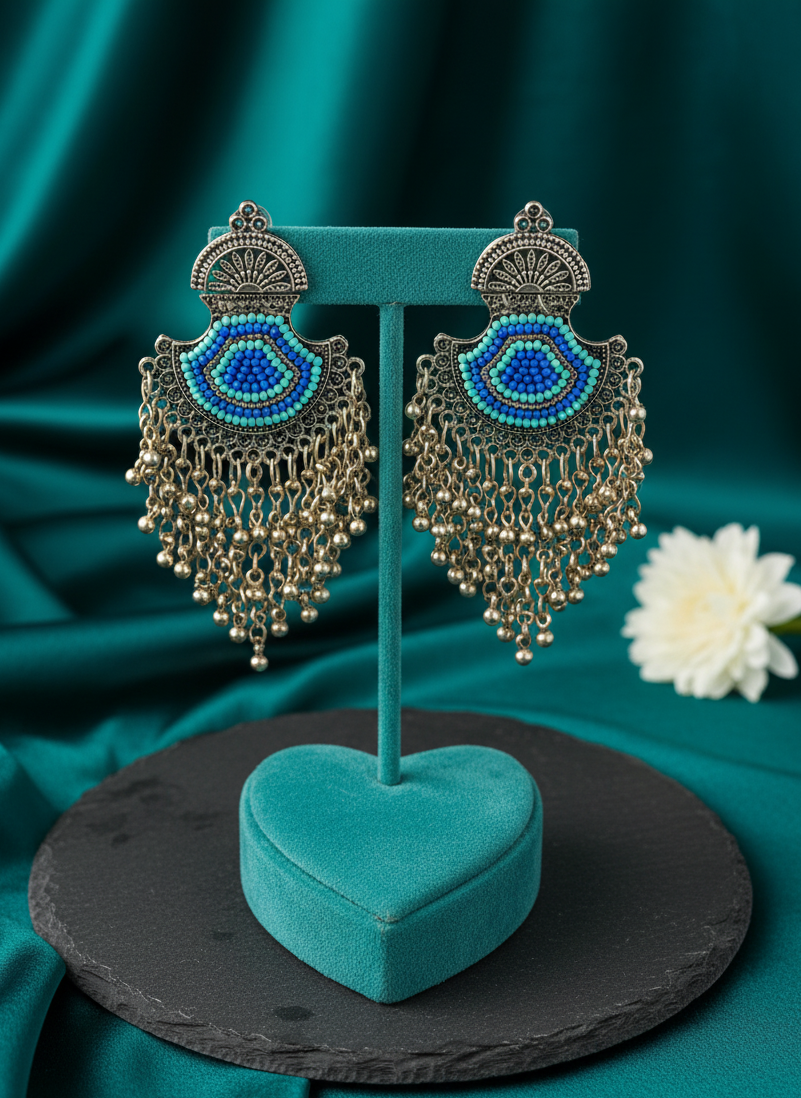 Meenakari Handmade Dangler Earrings