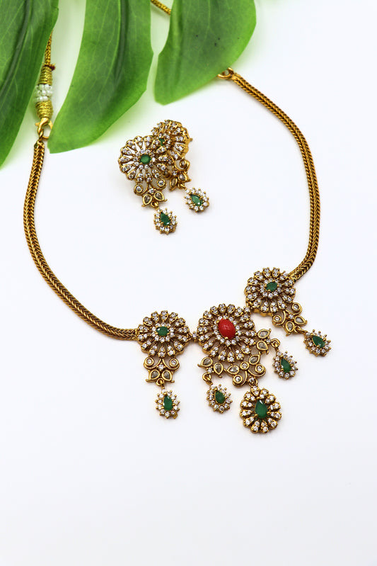 Antique American Diamond Necklace