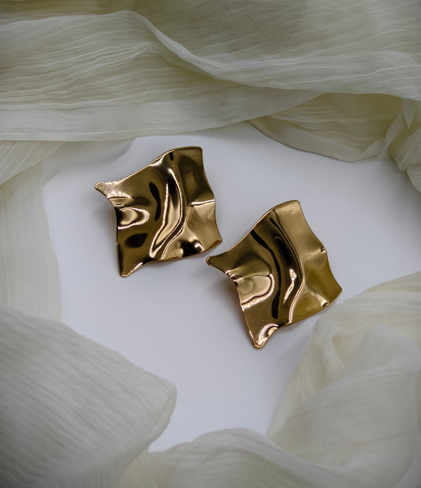 Gold Plated Stud Earrings