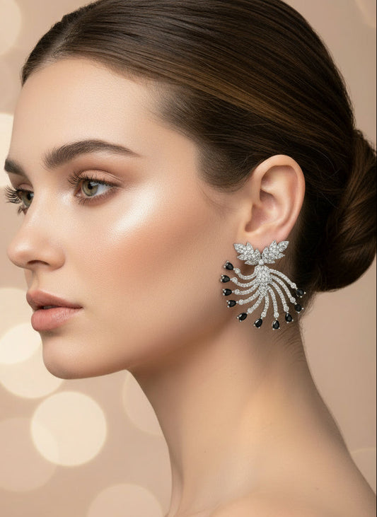 Black & White AD Earrings